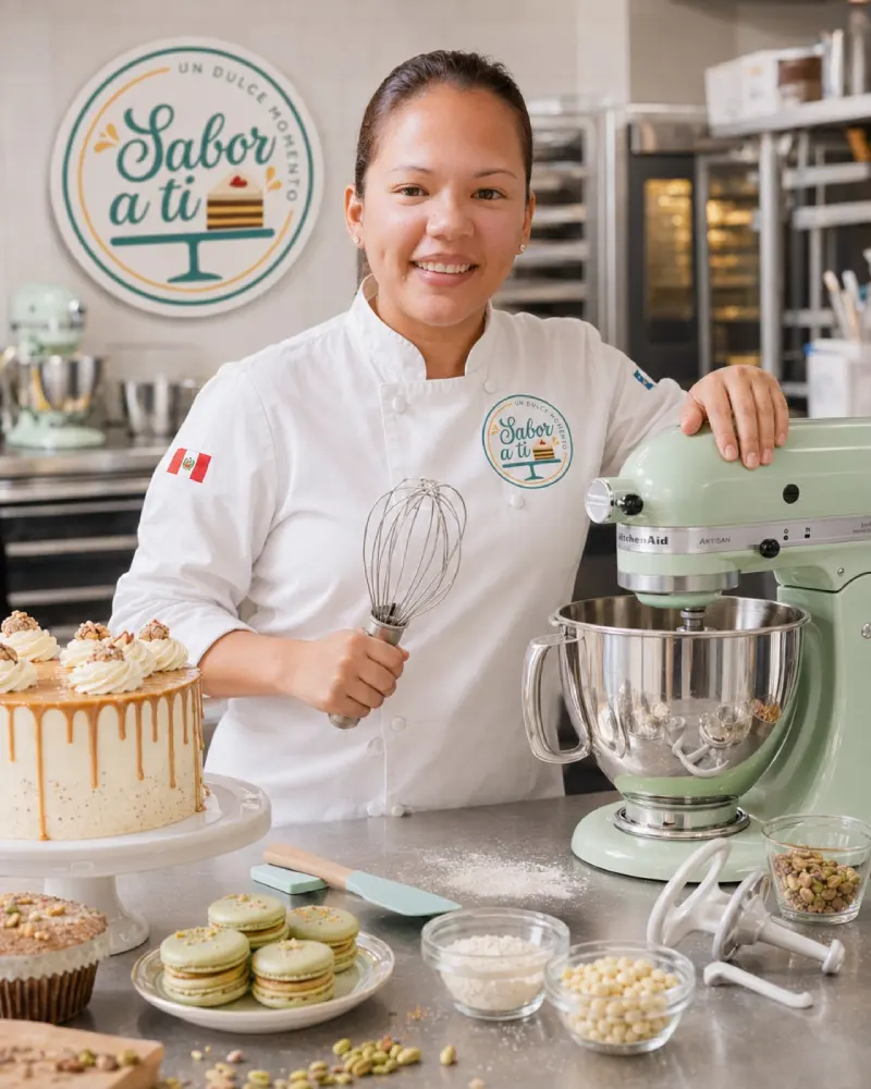 Chef Patricia Dianderas trabajando